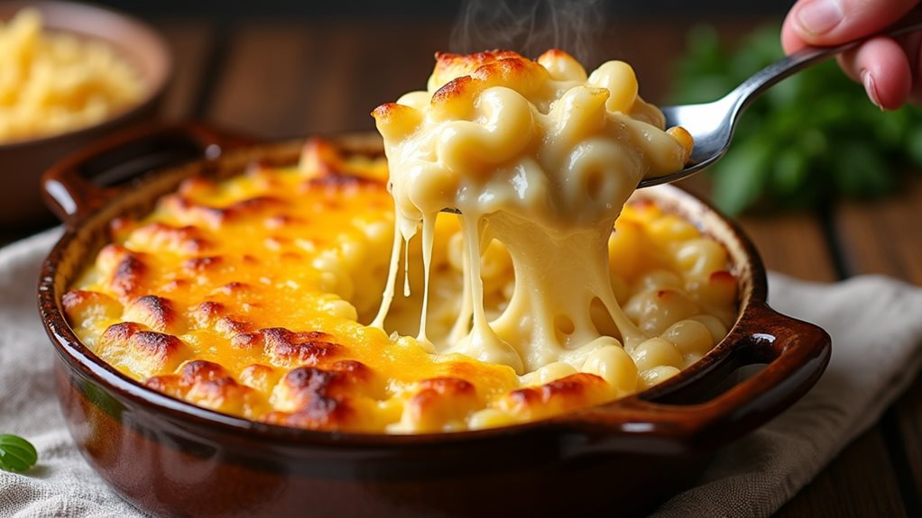 creamy pasta cheese dish