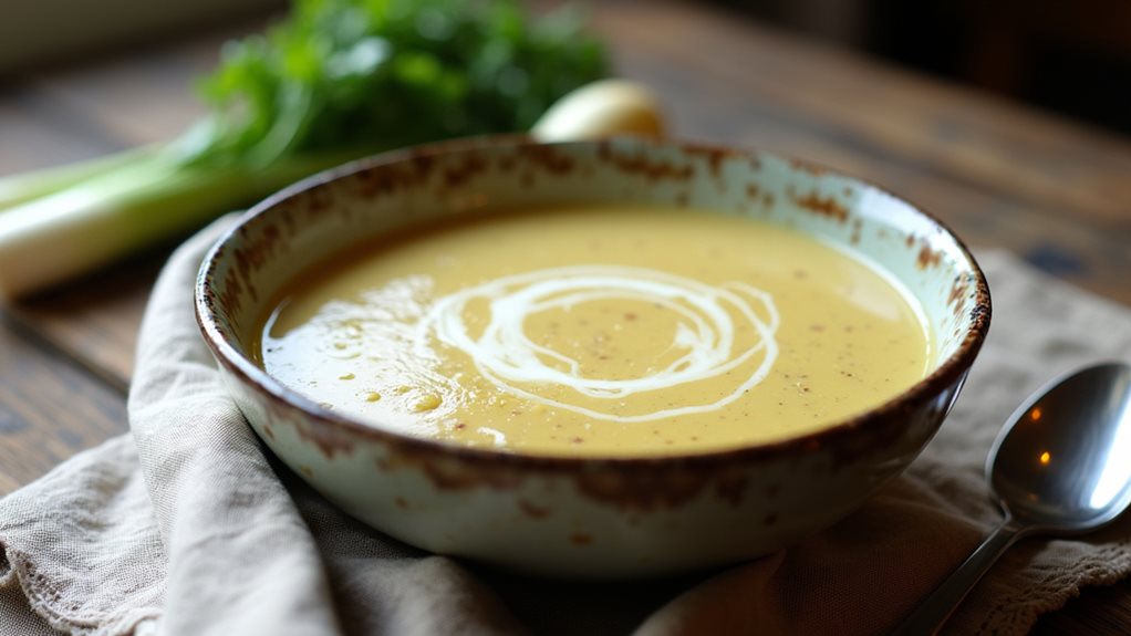 creamy potato leek soup