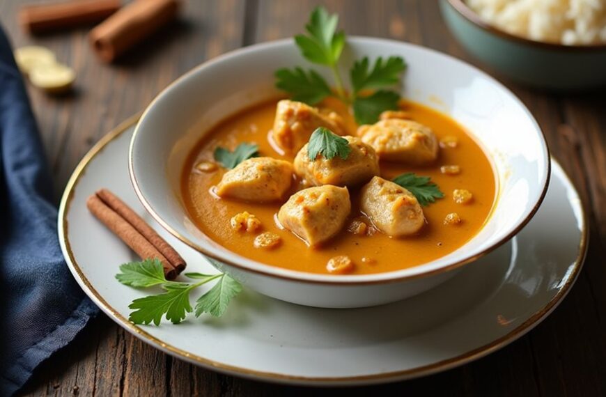 creamy spiced chicken curry