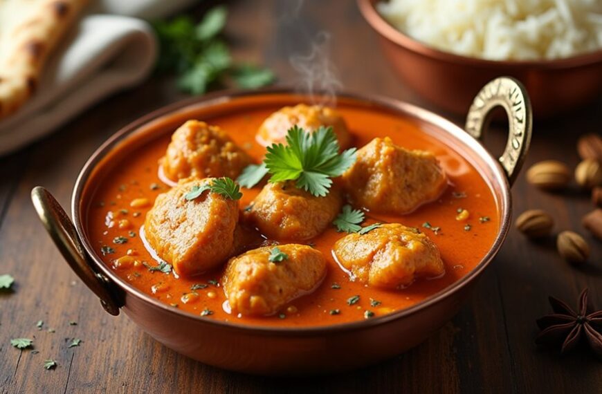 creamy spiced chicken dish