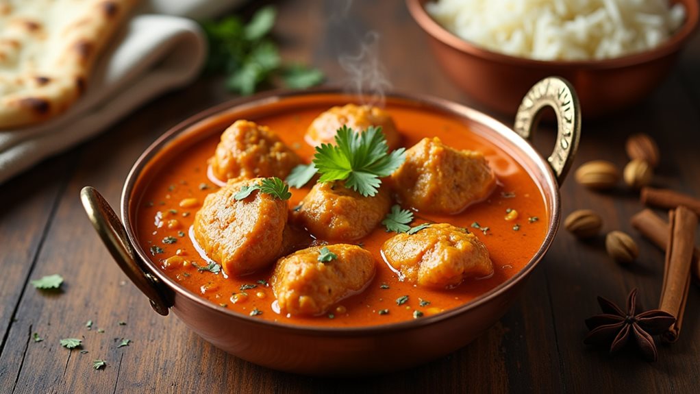 creamy spiced chicken dish