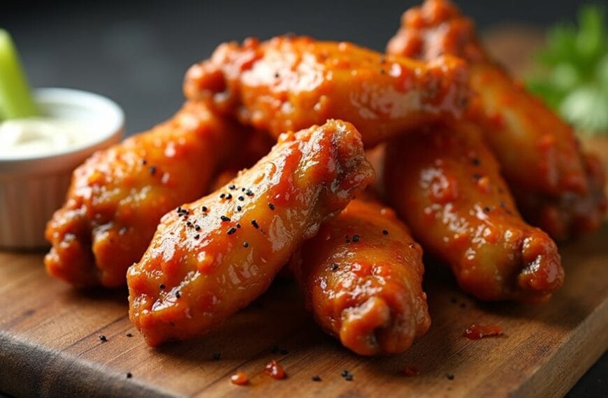 crispy air fried chicken wings