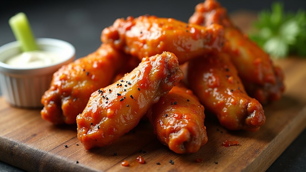 crispy air fried chicken wings