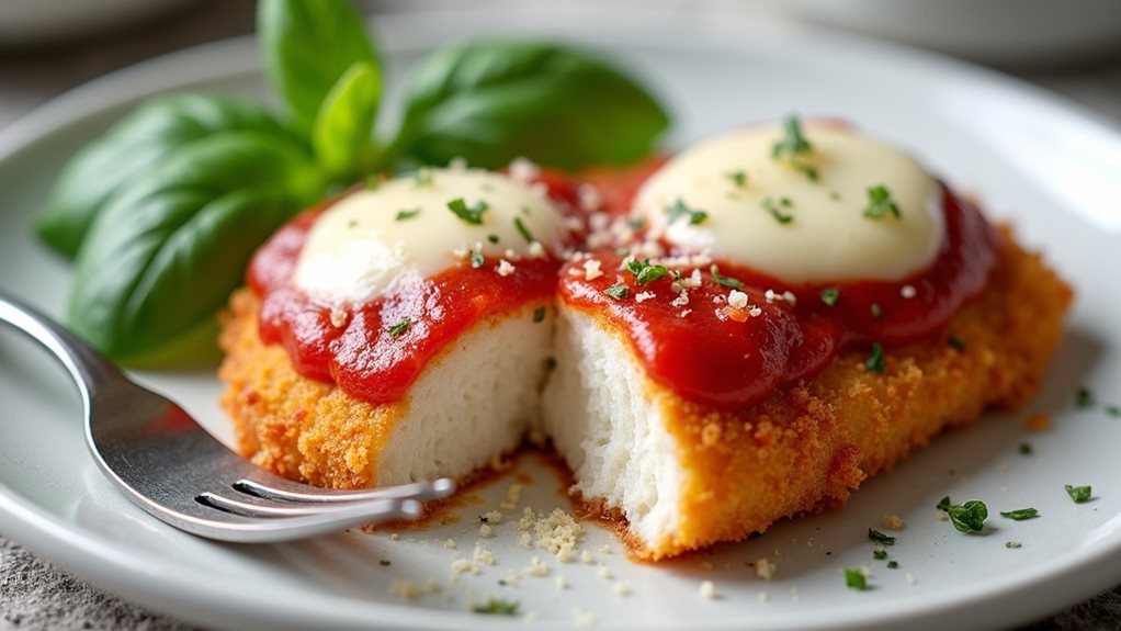 crispy air fryer chicken parm