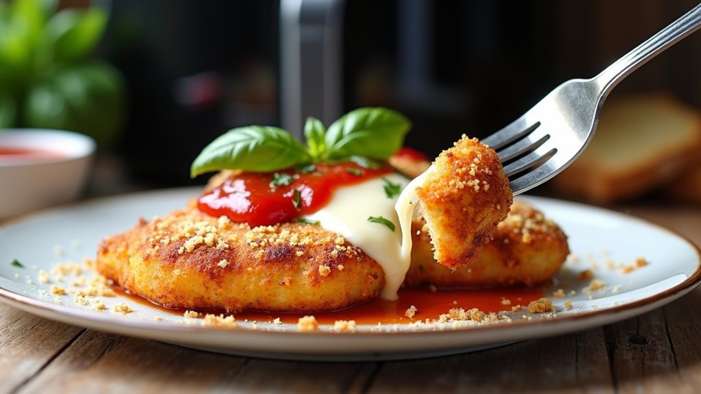 crispy chicken with parmesan