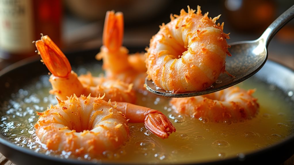 crispy rum infused coconut shrimp