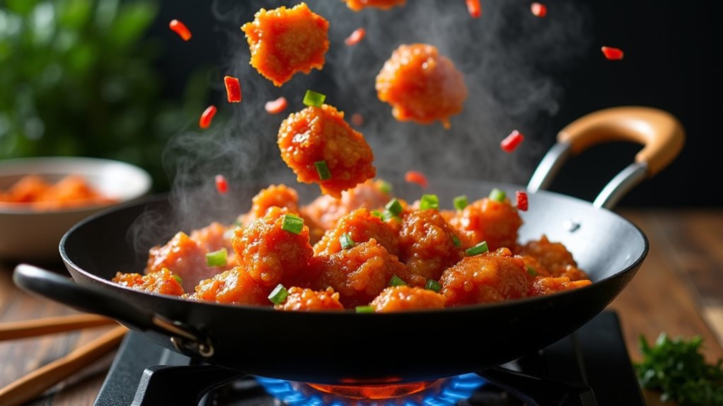 crispy tangy general tso chicken