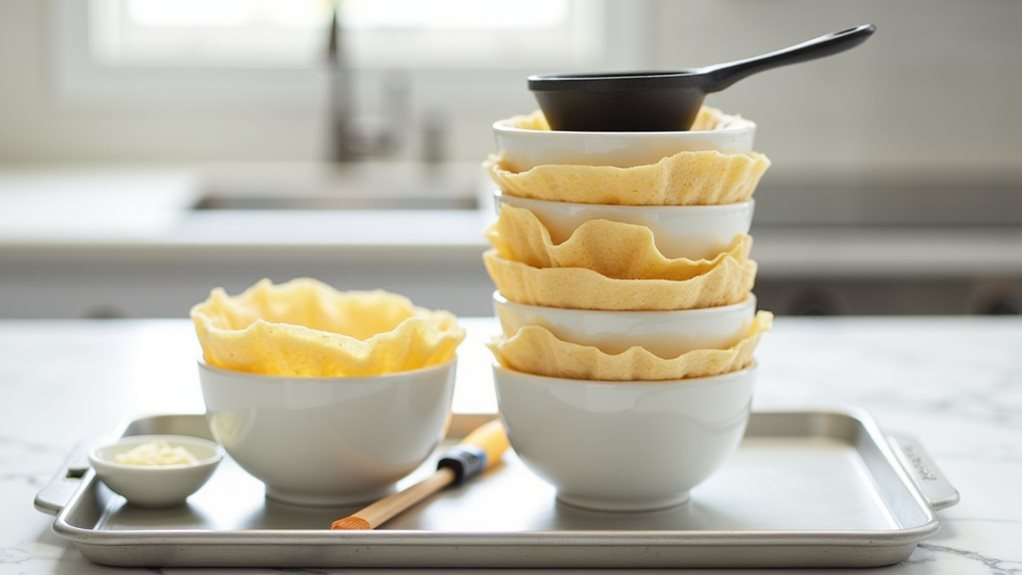 crispy tortilla bowl recipe