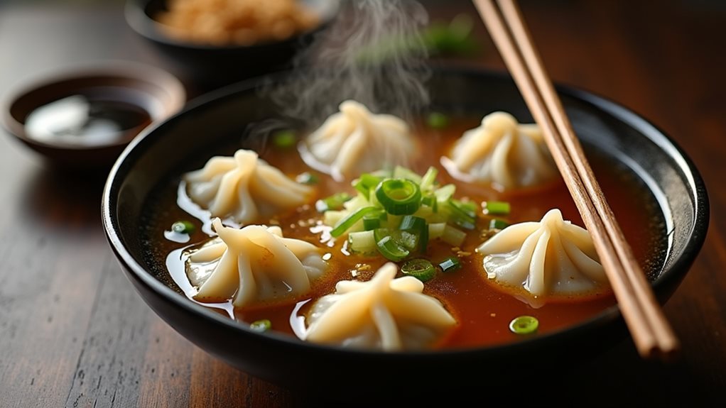 delicious asian noodle soup