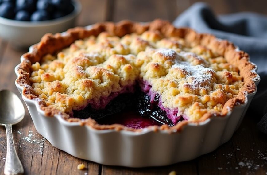 delicious blueberry dessert tart