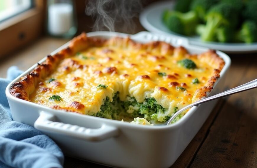 delicious broccoli cheese bake