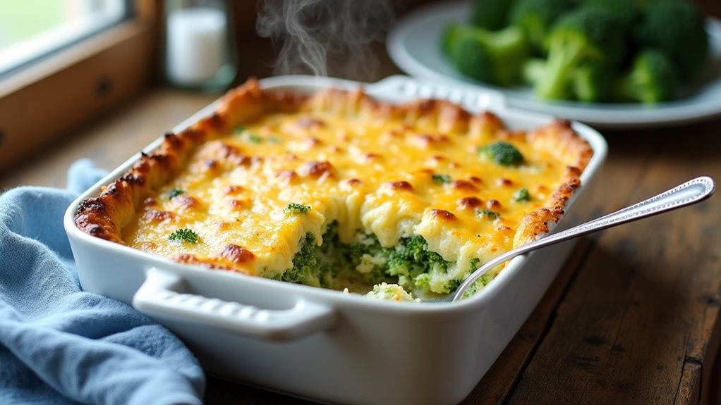 delicious broccoli cheese bake
