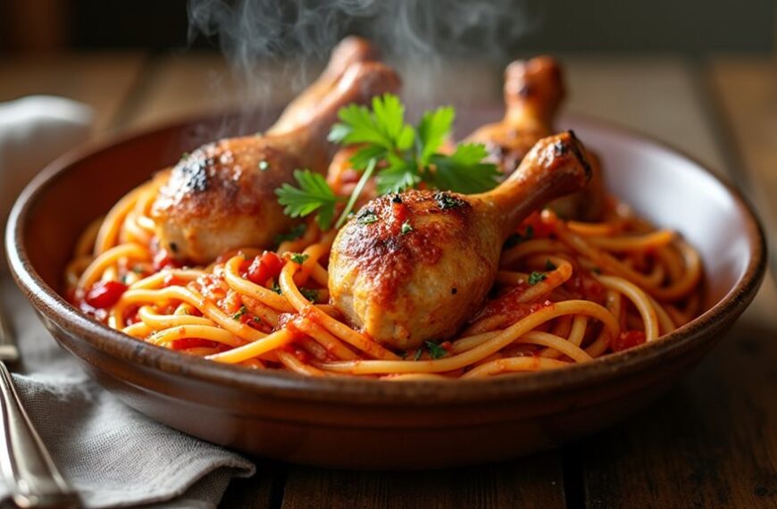 delicious chicken pasta dish