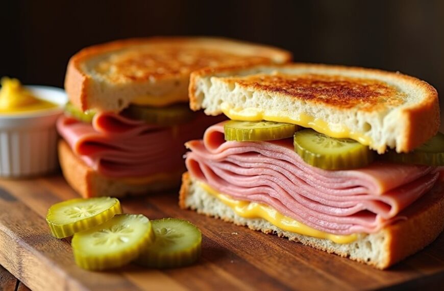 delicious cuban pressed sandwich