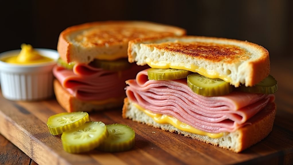 delicious cuban pressed sandwich