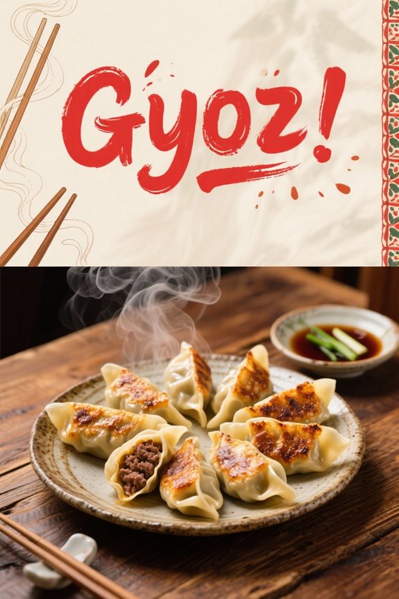 delicious homemade gyoza dumplings