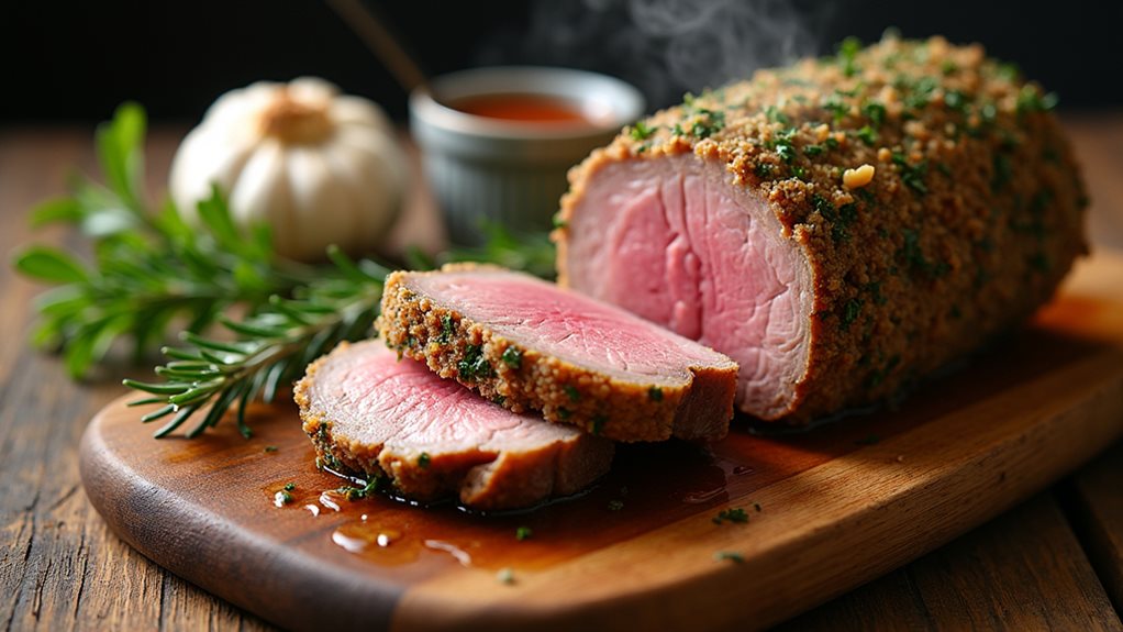 delicious roasted lamb dish