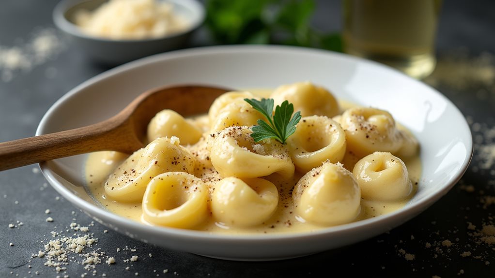 delicious stuffed pasta shape