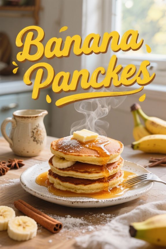 delicious sunrise banana pancakes