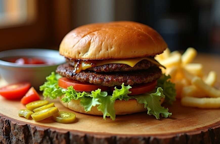 deliciously juicy smashed burgers