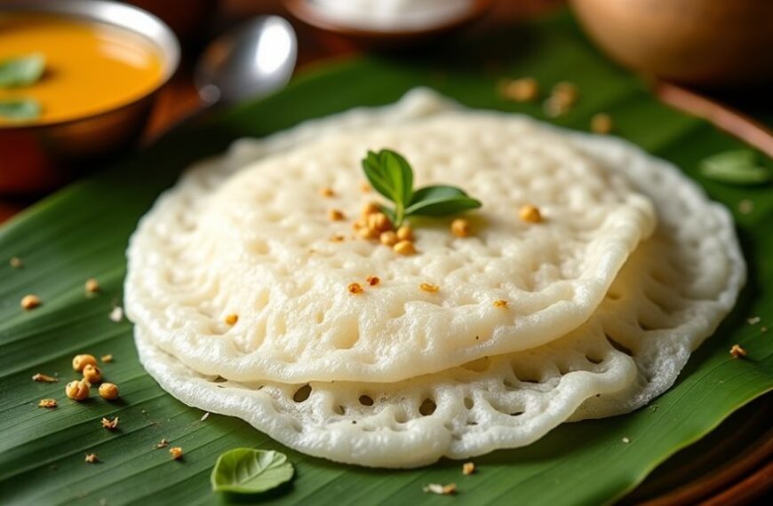 fermented rice pancake dish