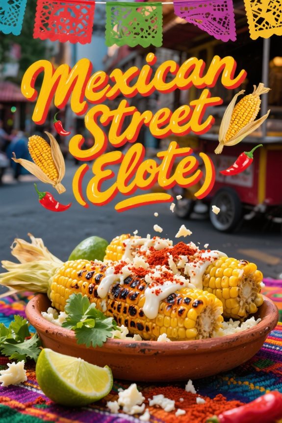 fiery mexican street corn
