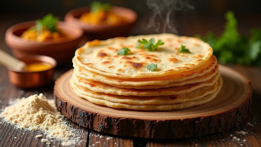 flat unleavened indian bread