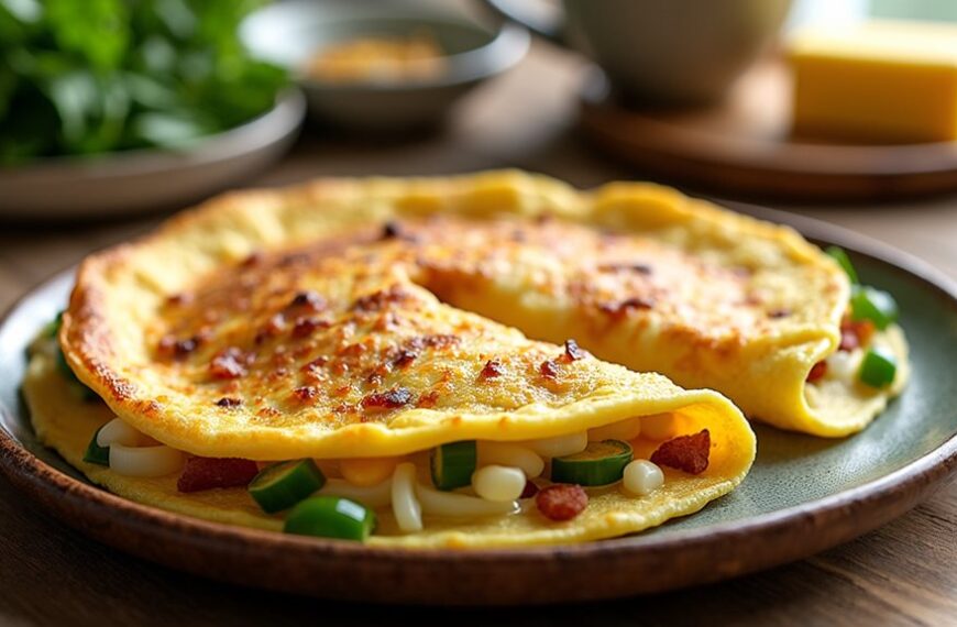 fluffy egg dish creation
