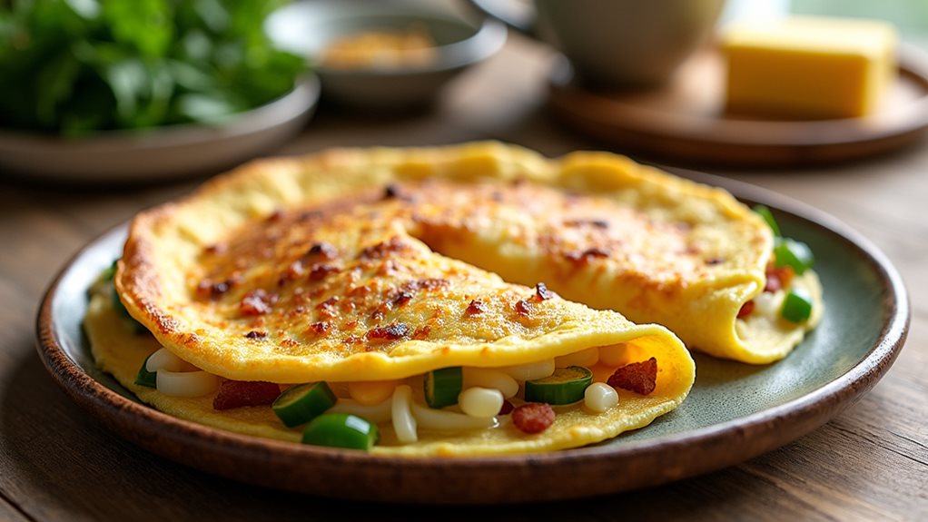 fluffy egg dish creation