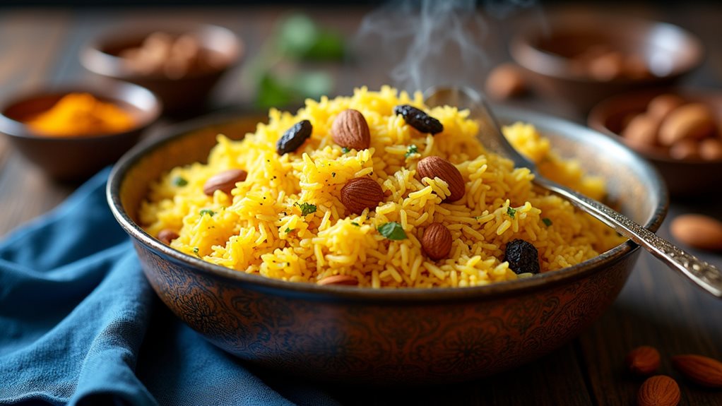 fragrant rice dish preparation