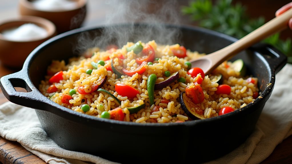 fragrant vegetable rice dish
