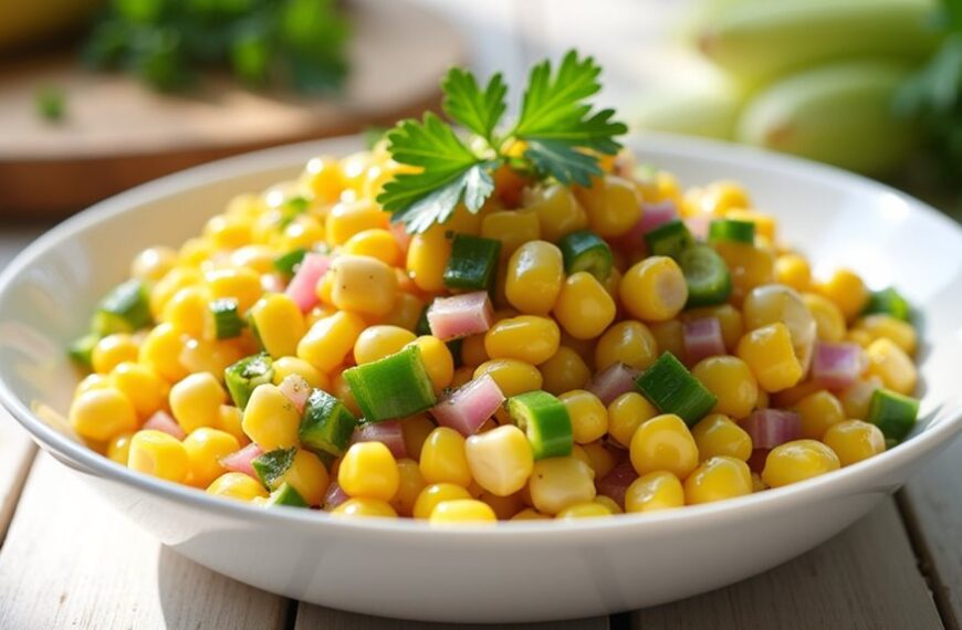 fresh and flavorful corn salad