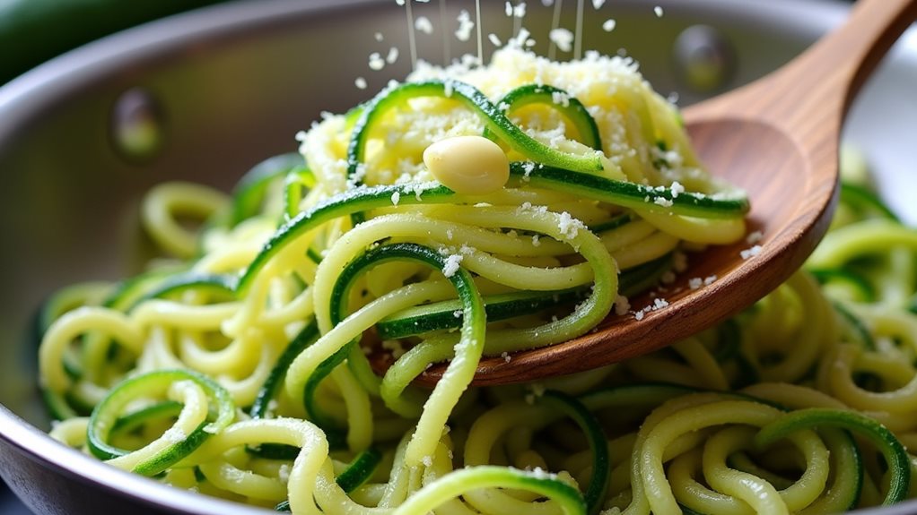 fresh zucchini noodle recipe