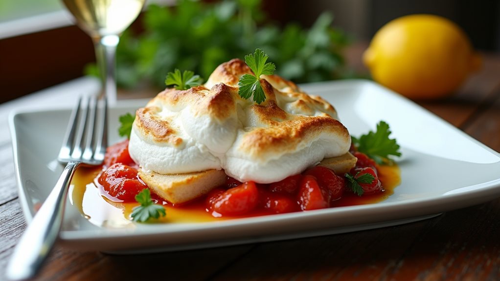 frozen dessert with cake