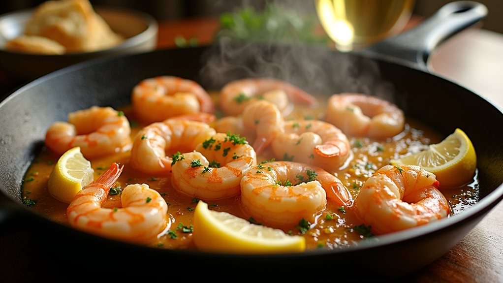 garlic butter shrimp dish