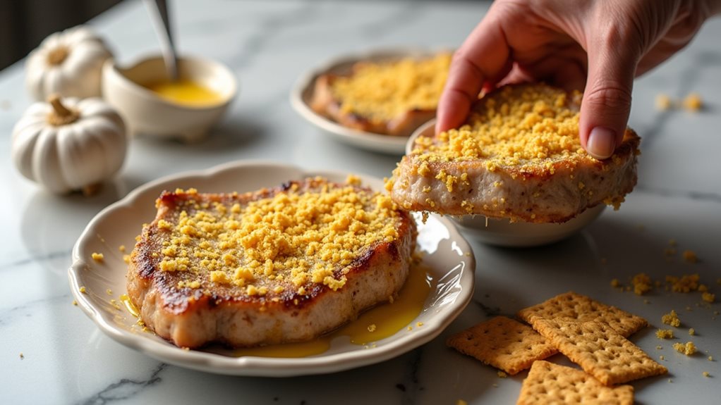 garlic buttered pork chop recipe