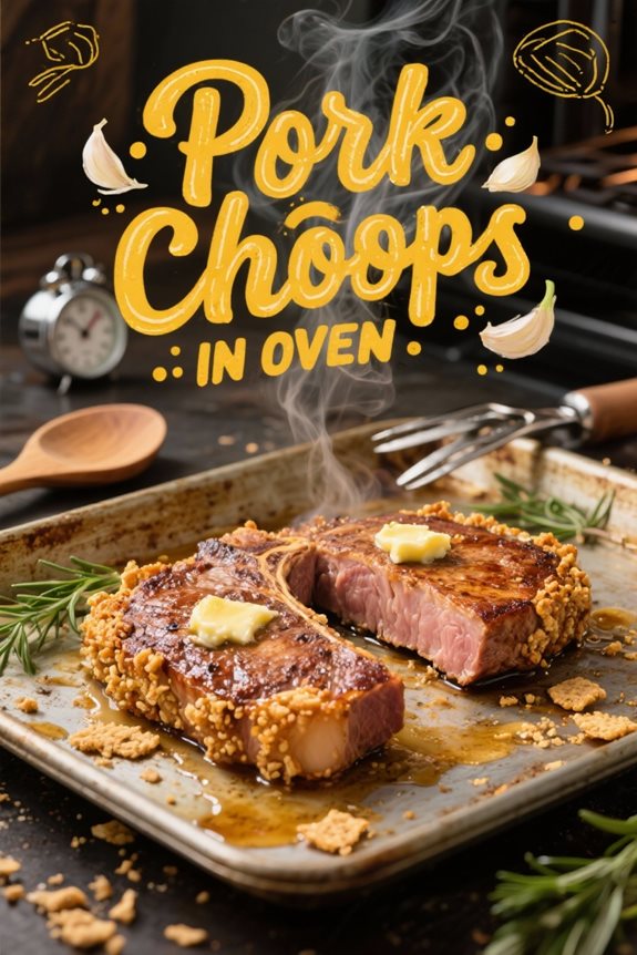 garlic buttered pork chops recipe