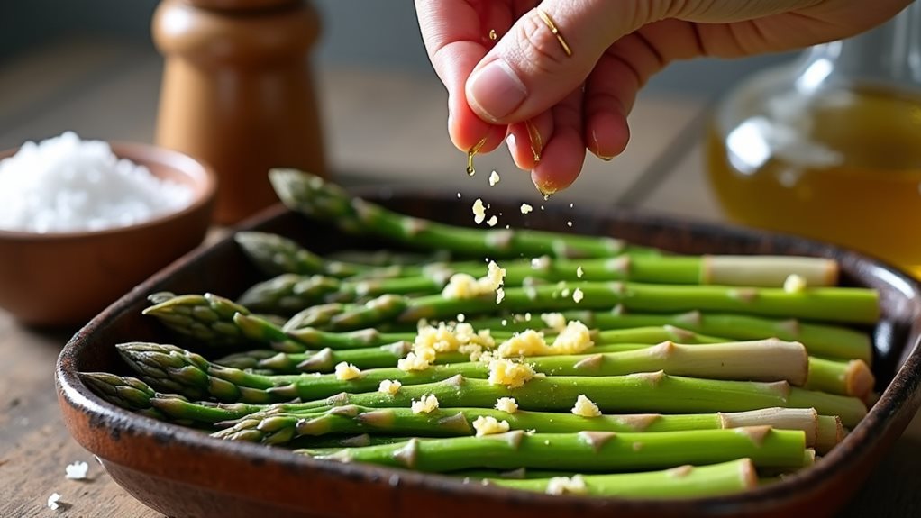 garlic kissed roasted asparagus recipe