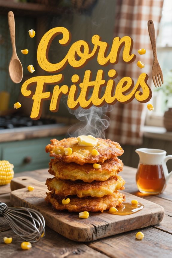 golden corn fritters recipe