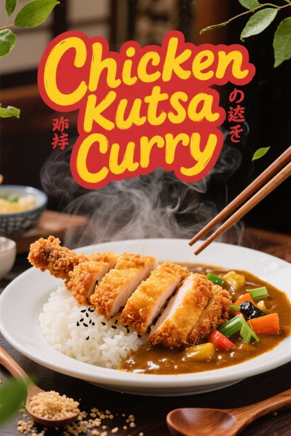 golden crispy chicken curry