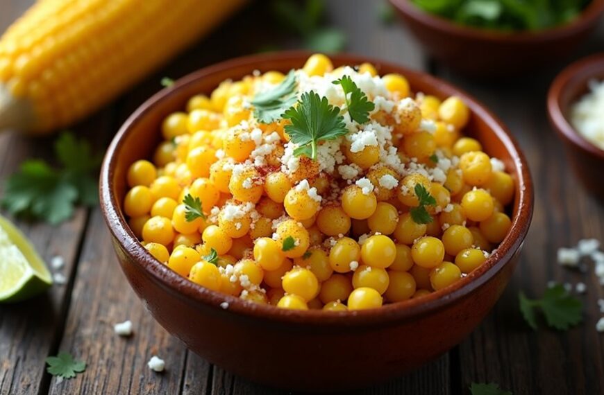 grilled corn with toppings