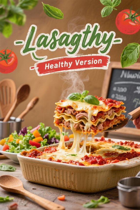 guilt free healthy lasagne recipe