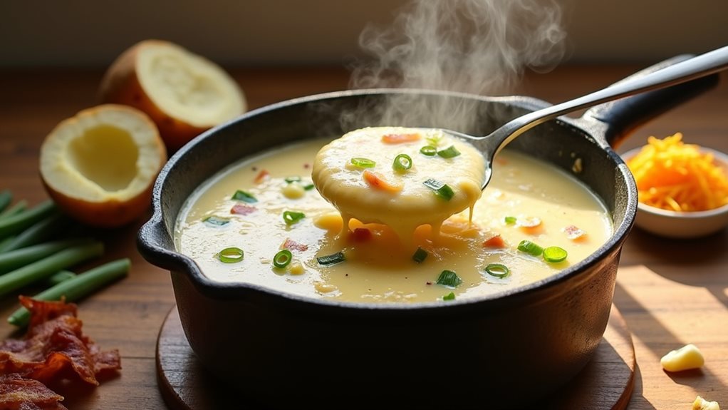 heartwarming baked potato soup