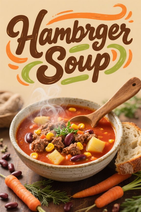 hearty hamburger soup recipe