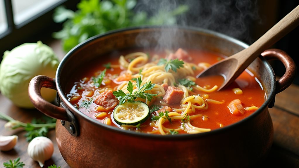 hearty italian minestrone soup