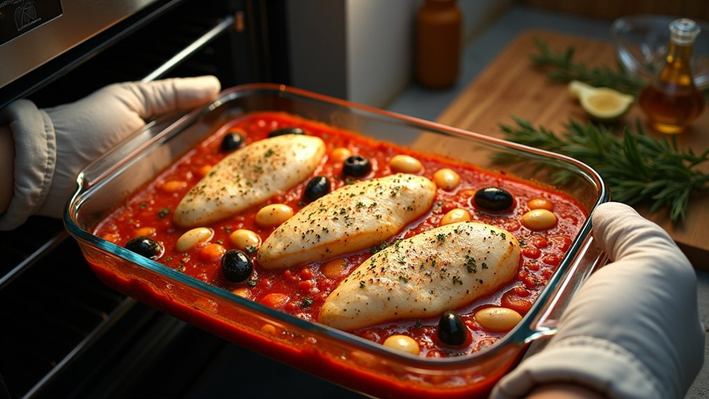 hearty mediterranean chicken bake