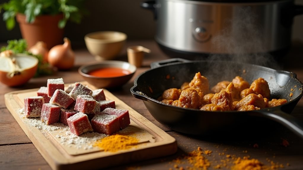hearty slow cooked beef curry