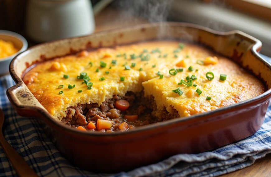 hearty stew with cornbread
