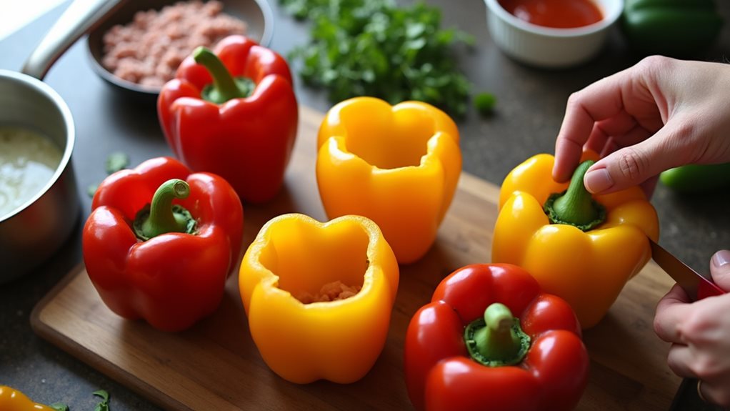 hearty stuffed peppers recipe