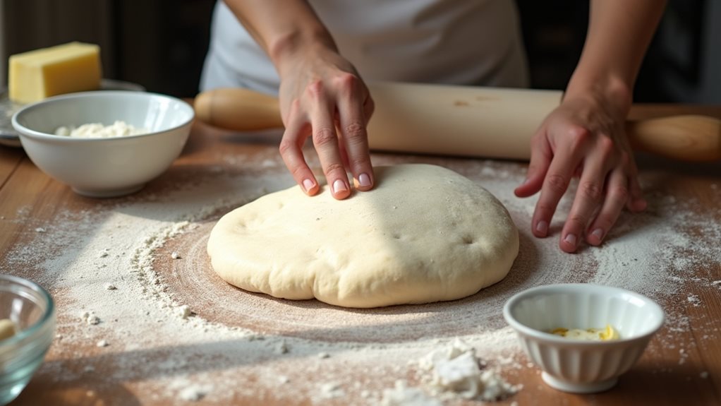homemade buttery garlic naan
